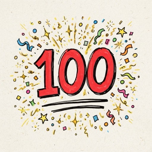 no notes. a perfect hundred